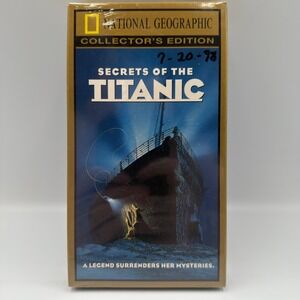 National Geographic Secrets of the‎ Titanic VHS Collector's Edition Sealed 1997